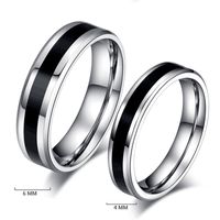 Wholesale Clashing Color Titanium Steel Drip Ring Nihaojewelry main image 1