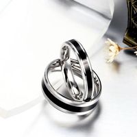 Wholesale Clashing Color Titanium Steel Drip Ring Nihaojewelry main image 4