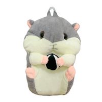 Cartoon Hamster Plush Hand Warmer Doll Bag Wholesale Nihaojewelry sku image 2
