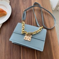 Fashion Fashionable Small Square Bag 2021 Spring And Summer New Chain Women's Bag Shoulder Crossbody Small Handbags One Piece Dropshipping sku image 2