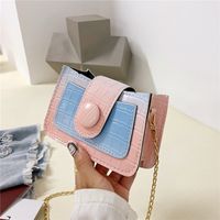 New Gradient Color Small Square Messenger Chain Bag Wholesale Nihaojewelry sku image 2