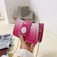 New Gradient Color Small Square Messenger Chain Bag Wholesale Nihaojewelry sku image 3