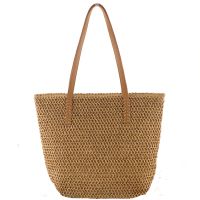 Woven One-color Straw Beach Bag Wholesale Nihaojewelry main image 6