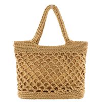 Cotton Rope Chain Buckle Hand-tie Woven Straw Beach Bag Wholesale Nihaojewelry main image 6
