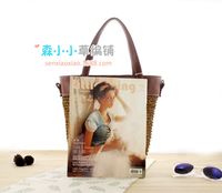 New Style Fashion Paper String Straw Bag Portable Crossbody Beach Bag Woven Bag Casual Women's Bag One Piece Dropshipping main image 3