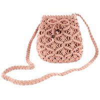 Hand-tie Woven Cotton Rope Straw Woven Diagonal Mini Bag Wholesale Nihaojewelry main image 6