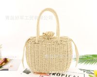 Factory Price New Paper String Handbag Mori Style Straw Bag Fashion Casual Woven Bag Beach Bag Women Bag One Piece Dropshipping sku image 2