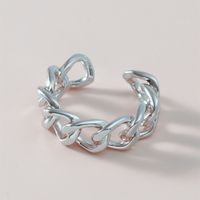 Fashion Braided Chain Open Adjustable Copper Ring Wholesale Nihaojewelry sku image 1