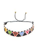 Nihaojewelry Bohemian Style Color Heart Shape Beaded Bracelet Jewelry Wholesale main image 6