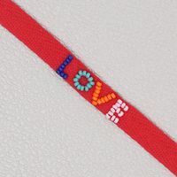 Nihaojewelry Ethnic Style Color Love Beaded Letter Ribbon Bracelet Wholesale Jewelry main image 4