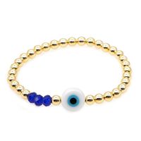 Wholesale Jewelry Gold Beads Eyes Crystal Bracelet Nihaojewelry main image 6