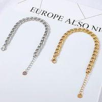 Nihaojewelry Hiphop Style Stainless Steel Thick Chain Bracelet Wholesale Jewelry main image 3