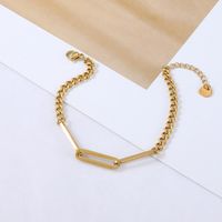 Nihaojewelry Simple Stainless Steel Chain Bracelet Wholesale Jewelry main image 3