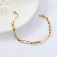 Nihaojewelry Simple Stainless Steel Chain Bracelet Wholesale Jewelry main image 4