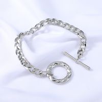 Nihaojewelry Fashion Thick Chain Ot Buckle Stainless Steel Bracelet Wholesale Jewelry main image 5