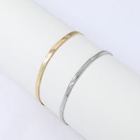 Nihaojewelry Simple Style Wide Snake Bone Stainless Steel Bracelet Wholesale Jewelry main image 1