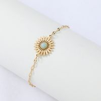 Nihaojewelry Simple Small Daisy Flower Stainless Steel Bracelet Wholesale Jewelry main image 1