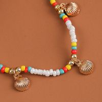 Wholesale Jewelry Bohemian Weave Shell Pendant Rice Bead Necklace Nihaojewelry main image 5