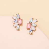 Nihaojewelry Fashion Geometric Acrylic Rhinestone Earrings Wholesale Jewelry main image 4