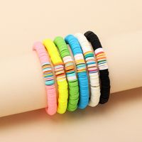 Nihaojewelry Einfache Farbe Elastisches Weiches Keramikarmband Großhandelsschmuck main image 2