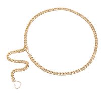 Wholesale Jewelry Geometric Metal Heart Pendant Waist Chain Nihaojewelry main image 6