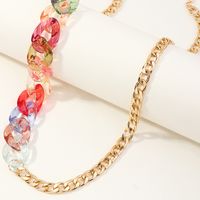 Wholesale Jewelry Geometric Candy Color Acrylic Waist Chain Nihaojewelry main image 4