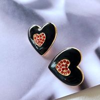 Nihaojewelry Retro Dripping Glaze Digital Geometric Shape Earrings Wholesale Jewelry main image 3