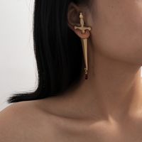 Fashion Cross Plating Alloy Artificial Gemstones Earrings Ear Studs main image 1