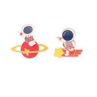 Nihaojewelry Cute Cartoon Astronaut Badge Brooch Wholesale Jewelry main image 3