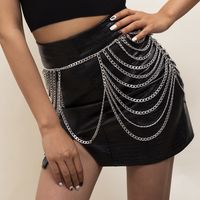 Nihaojewelry Hip Hop Style Tassel Aluminum Chain Body Chain Wholesale Jewelry main image 6