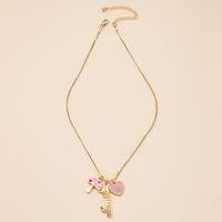 Nihaojewelry Simple Fashion Letter Heart Pendant Necklace Wholesale Jewelry main image 3