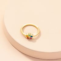 Wholesale Jewelry Sun Flower Plain Ring Nihaojewelry main image 3