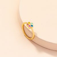 Wholesale Jewelry Sun Flower Plain Ring Nihaojewelry main image 4