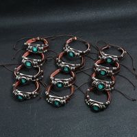 Nihaojewelry Retro Luminous Constellation Cowhide Bracelet Wholesale Jewelry main image 3