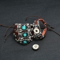 Nihaojewelry Retro Luminous Constellation Cowhide Bracelet Wholesale Jewelry main image 4