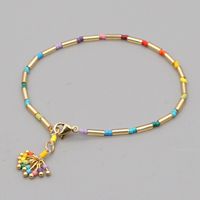 Nihaojewelry Bohemian Style Rainbow Miyuki Beads Handmade Bracelet Jewelry Wholesale sku image 5