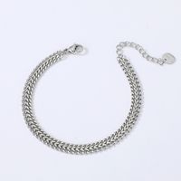 Nihaojewelry Punk Style Geometric Chain Stainless Steel Bracelet Wholesale Jewelry sku image 1