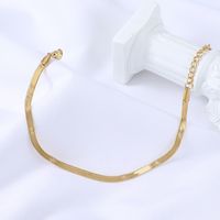 Nihaojewelry Simple Style Wide Snake Bone Stainless Steel Bracelet Wholesale Jewelry sku image 2