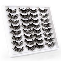 Nihaojewelry 16 Pairs Of Mixed Fluffy Exaggerated Eyelashes main image 1