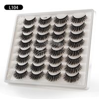 Nihaojewelry 16 Pairs Of Mixed Fluffy Exaggerated Eyelashes main image 12