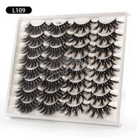 Nihaojewelry 16 Pairs Of Mixed Fluffy Exaggerated Eyelashes main image 17