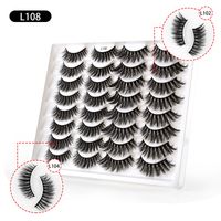 Nihaojewelry 16 Pairs Of Mixed Fluffy Exaggerated Eyelashes main image 20