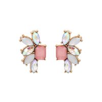 Nihaojewelry Fashion Geometric Acrylic Rhinestone Earrings Wholesale Jewelry sku image 1