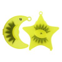 Nihaojewelry 1 Pair Of Stars And Moon Thick Eyelashes Wholesale sku image 1