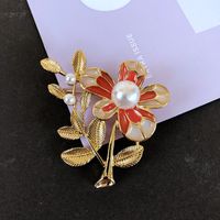 Nihaojewelry Rétro Plante Fleurs Père Noël Animal Fruit Goutte Glaçure Broche Bijoux En Gros sku image 9