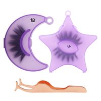 Nihaojewelry 1 Pair Of Stars And Moon 3d Thick False Eyelashes Wholesale Accessories main image 1