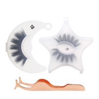 Nihaojewelry 1 Pair Of Stars And Moon 3d Thick False Eyelashes Wholesale Accessories main image 5