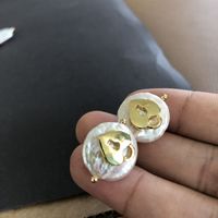 Nihaojewelry Collar Colgante De Concha Barroca Pendientes De Perlas Cultivadas Joyería Al Por Mayor sku image 4