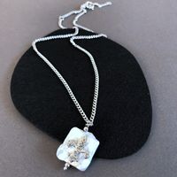 Wholesale Jewelry Baroque Style Shell Pendant Necklace Earrings Nihaojewelry sku image 2