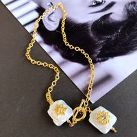 Nihaojewelry Collier Pendentif Coquillage Baroque Boucles D&#39;oreilles En Perles De Culture Bijoux En Gros sku image 8